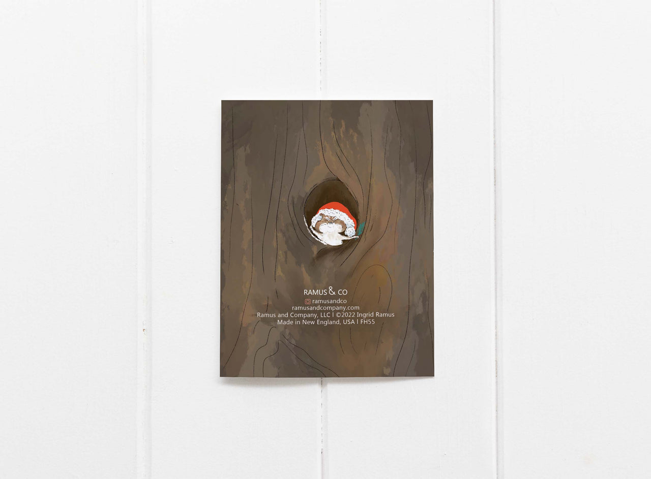 Merry Owls Greeting Card