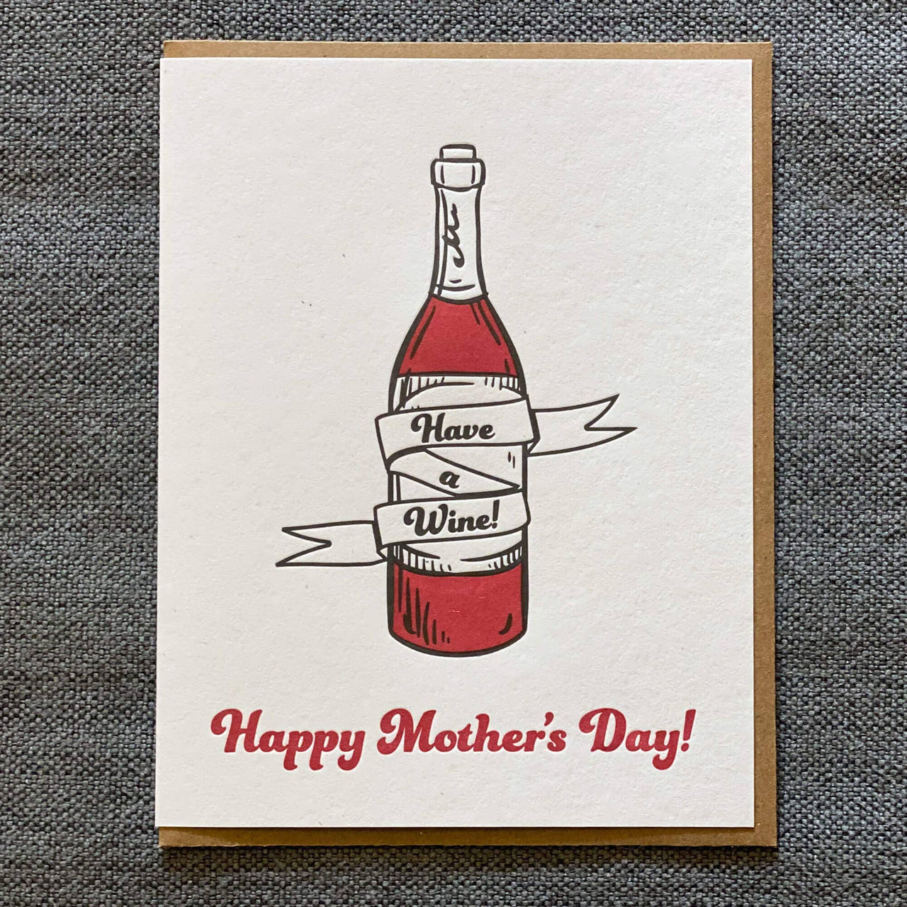 Wine Mom Greeting Card