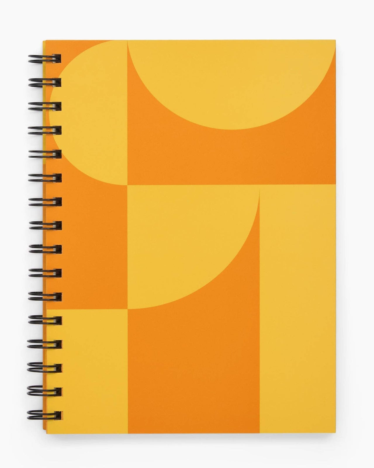 Essential Spiral Bound Lined Notebook: Citrus