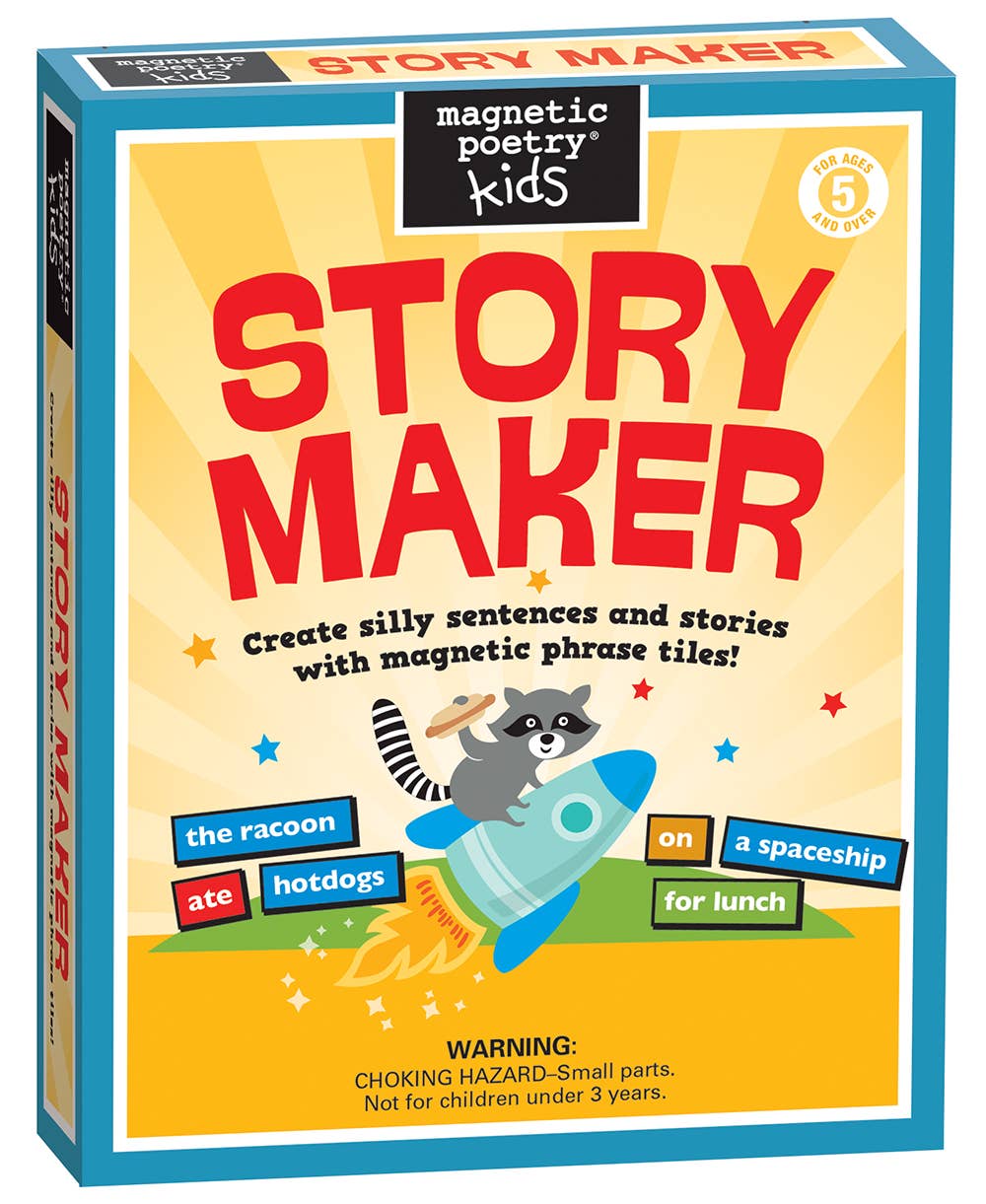 StoryMaker Magnetic Poetry Kit for Kids