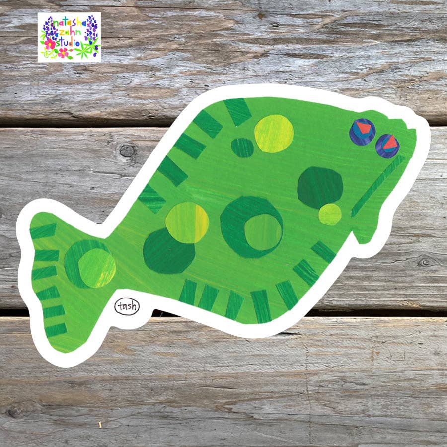 Halibut Sticker