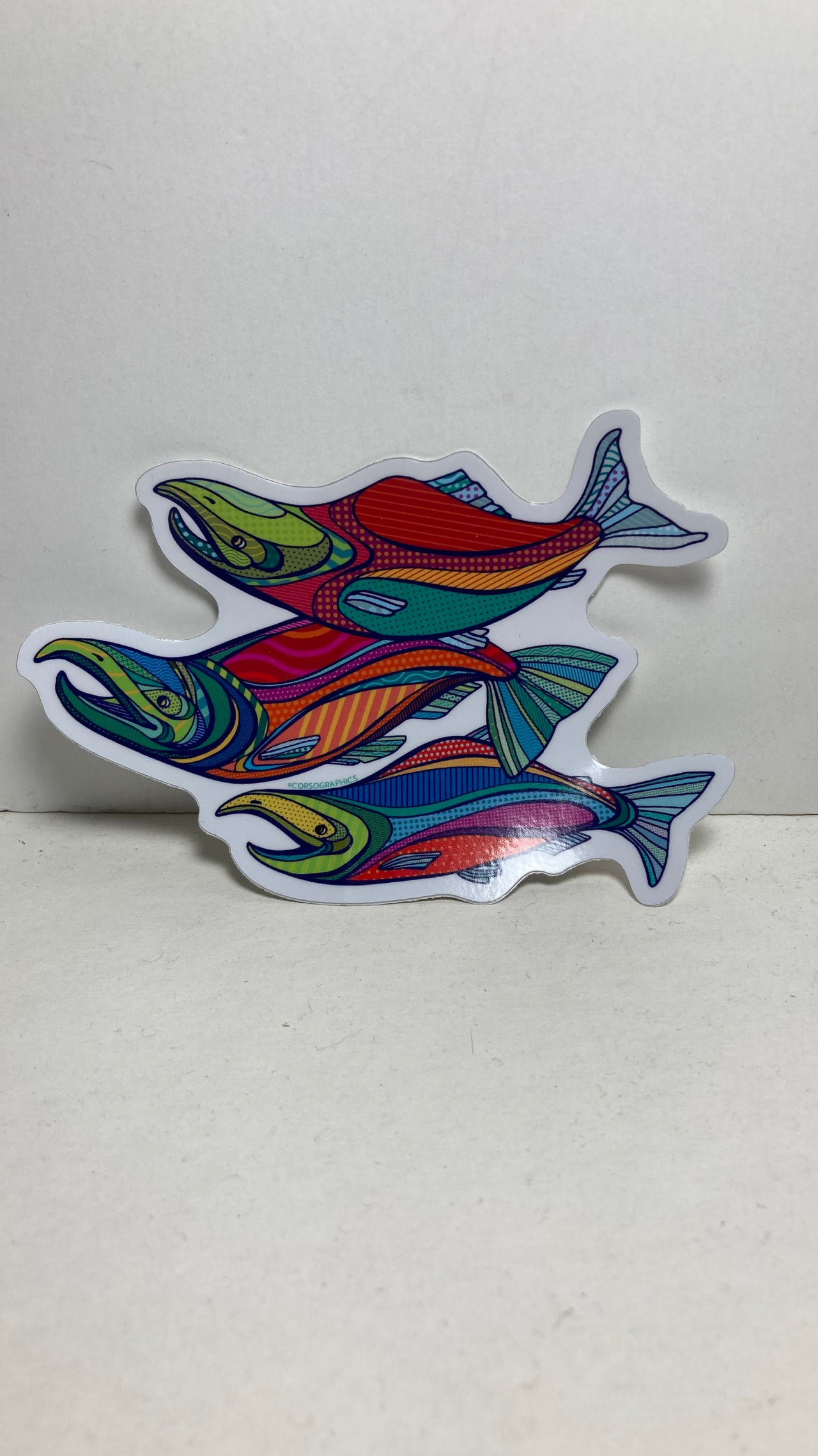 Salmon Sticker