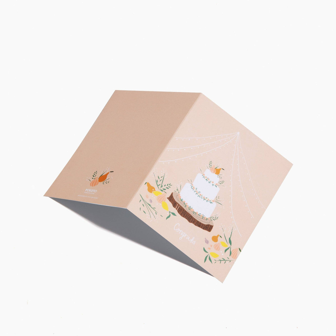 Congrats Wedding Cake Card