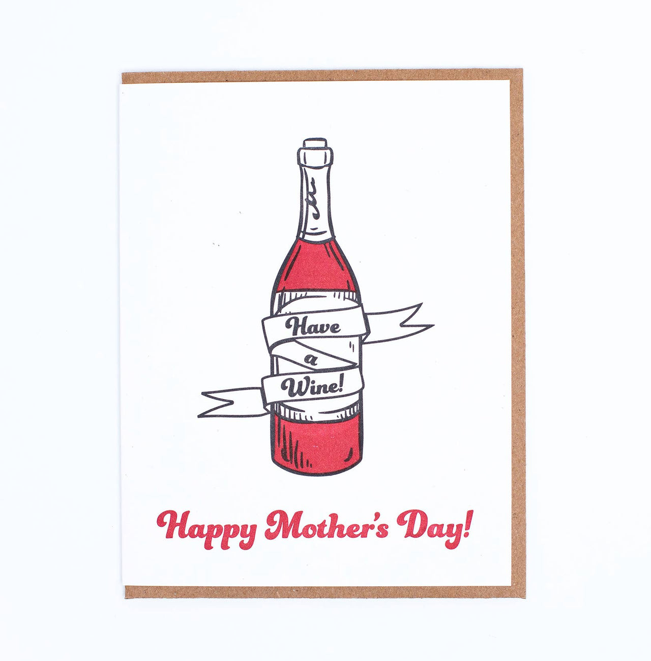 Wine Mom Greeting Card