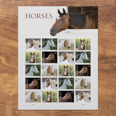 *Forever Letter Stamps: Horses*