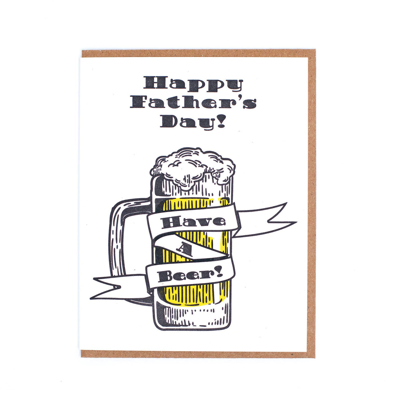 Beer Dad Father's Day Greeting Card