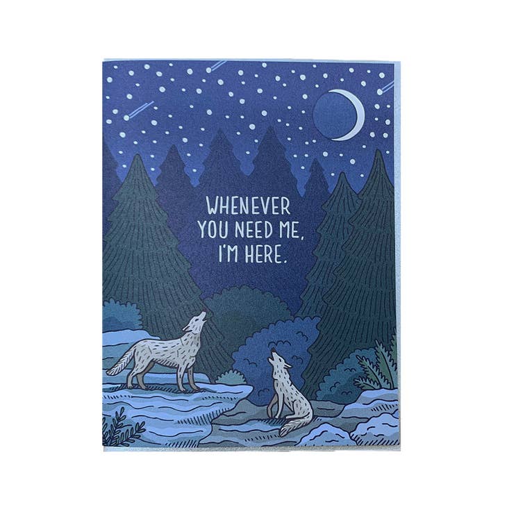 Howling Wolves Card – Kindred Post