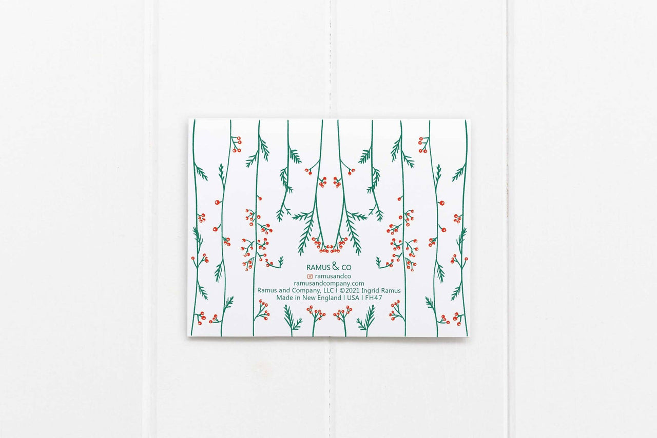 Wreath Greeting Card