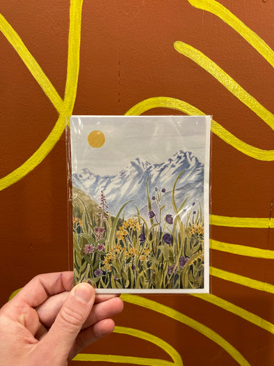 Mt. Juneau Flowers Card