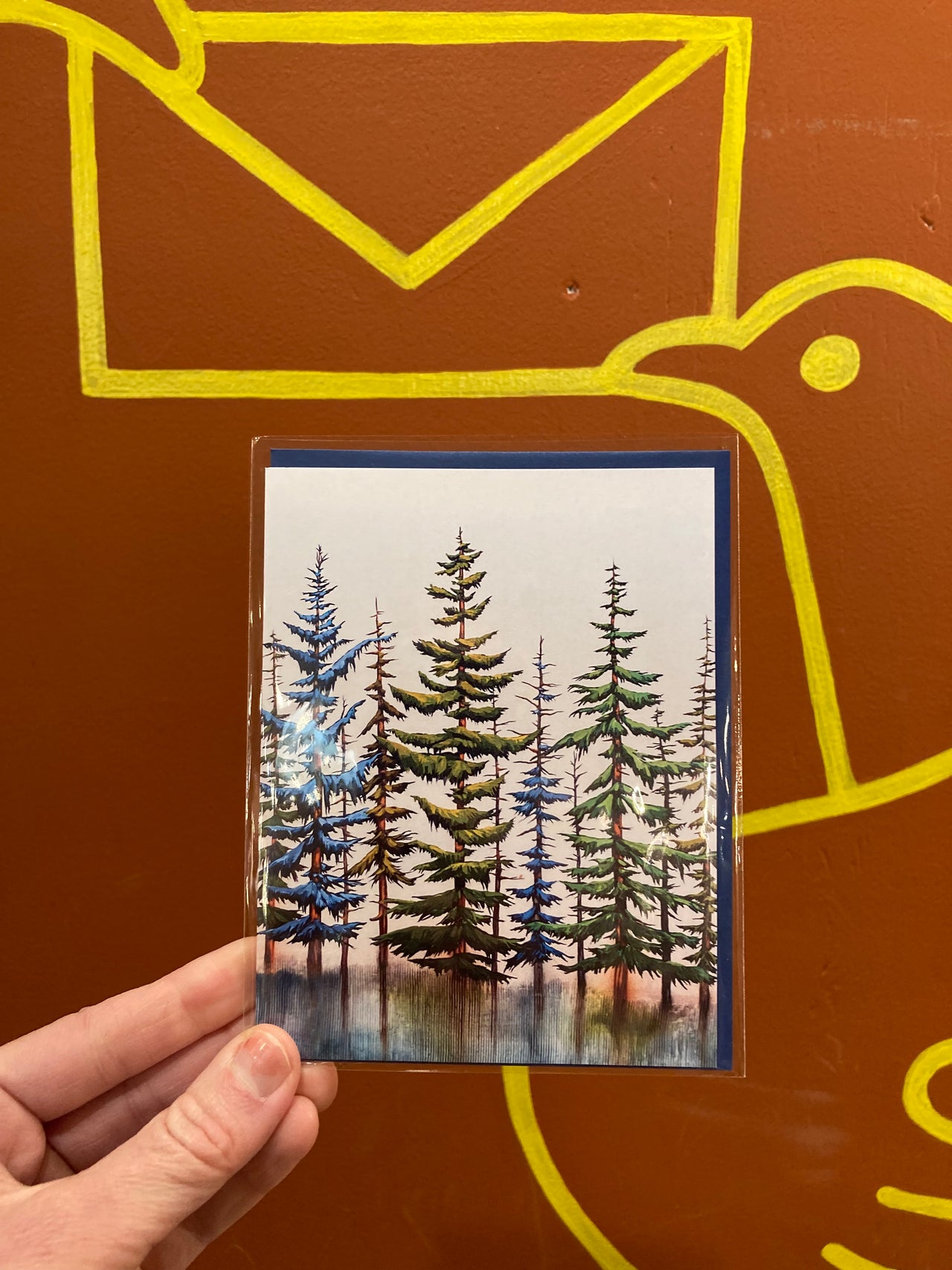 Spruce Forest Greeting Card