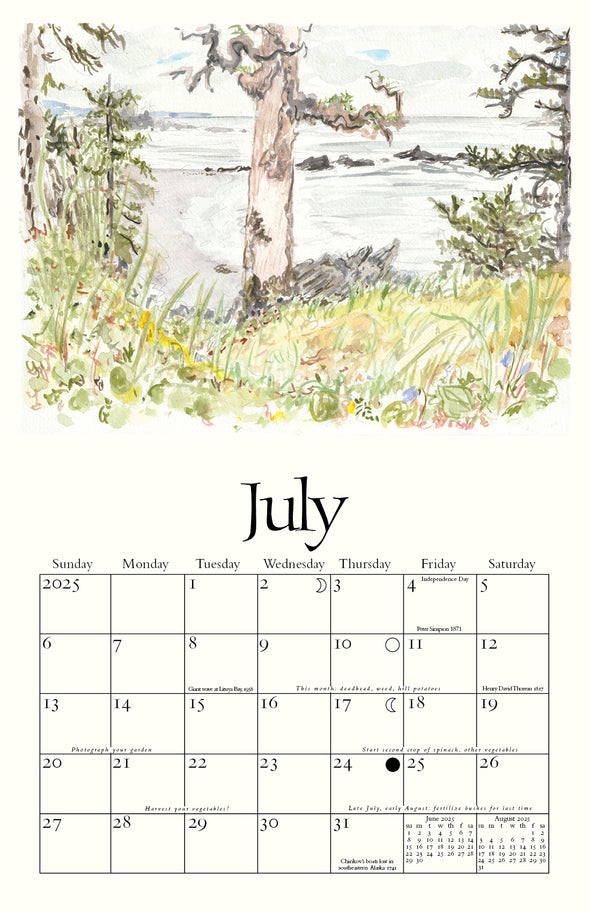 The Outer Coast 2025 Calendar