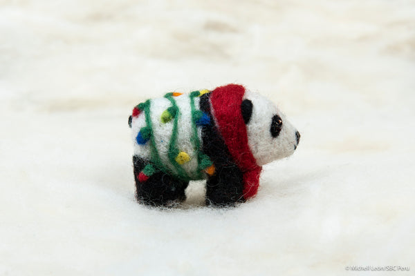 Panda with Lights Ornament