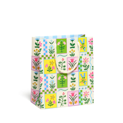 Retro Flower gift bags: Medium