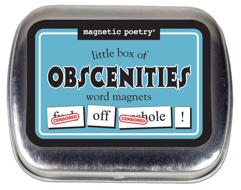 Little Box of Words Magnetic Poetry Kit: Obscenities