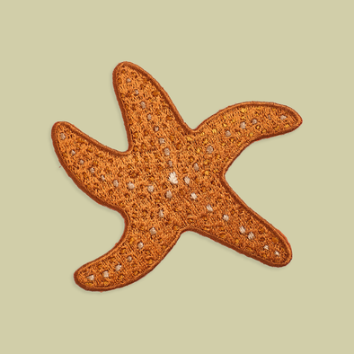 Iron on Patch: Ochre Sea Star