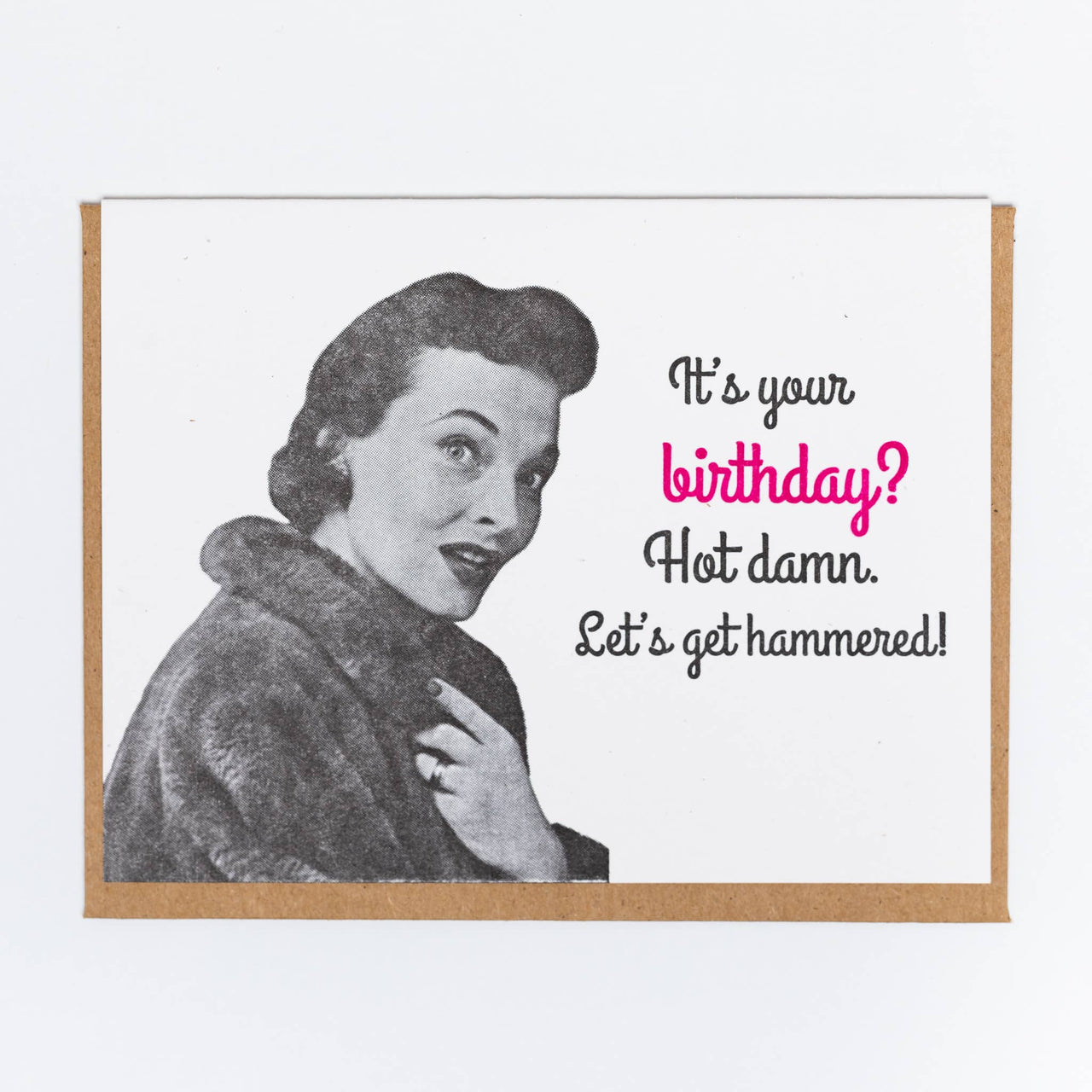 Hot Damn Birthday Greeting Card