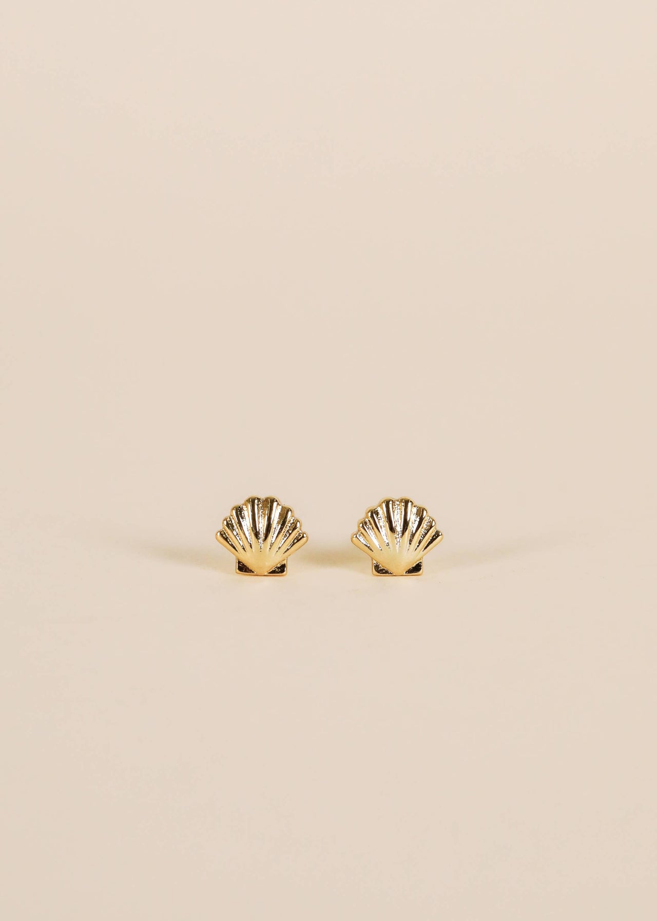 Seashell - Gold Earrings