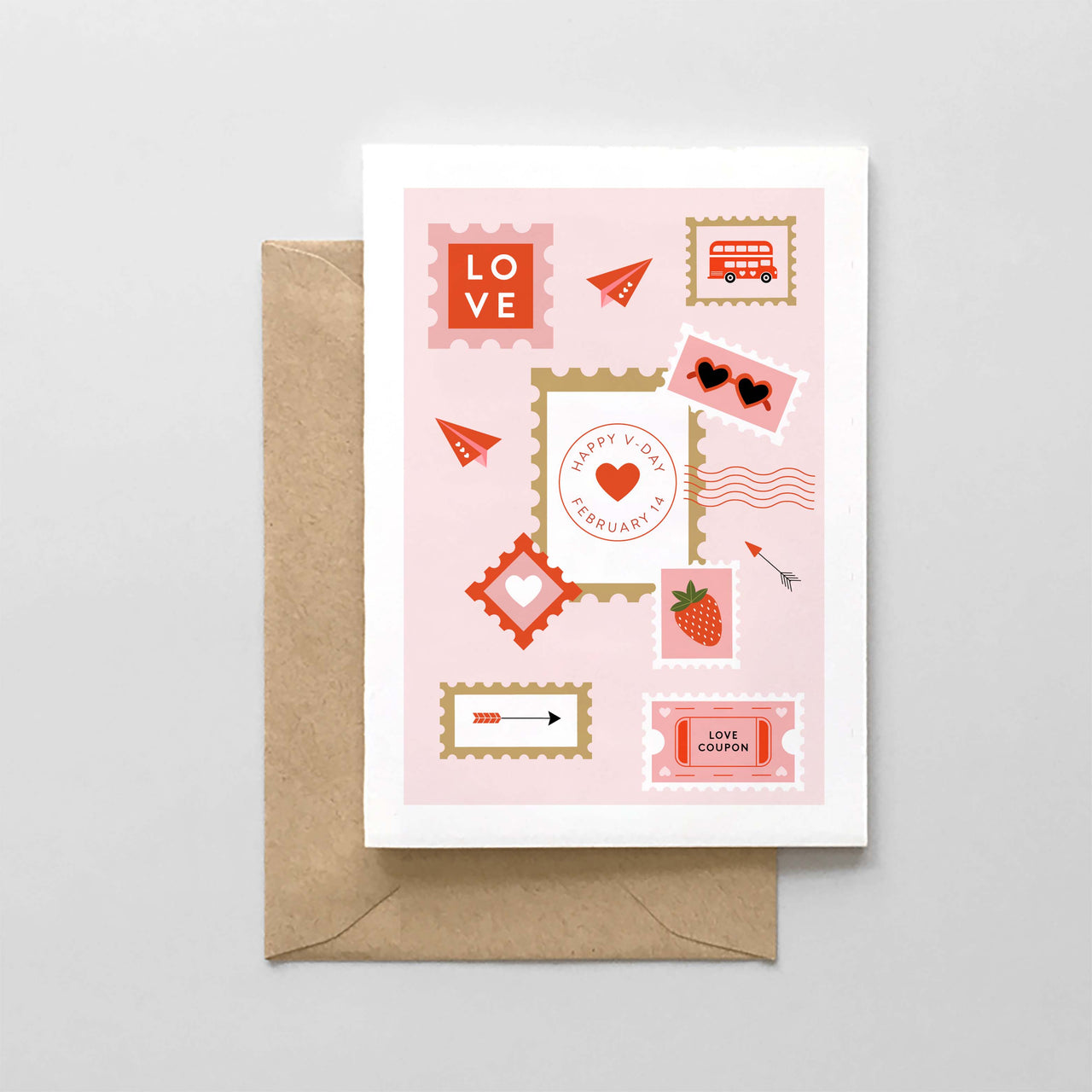 Valentine's Day Mail Design Card