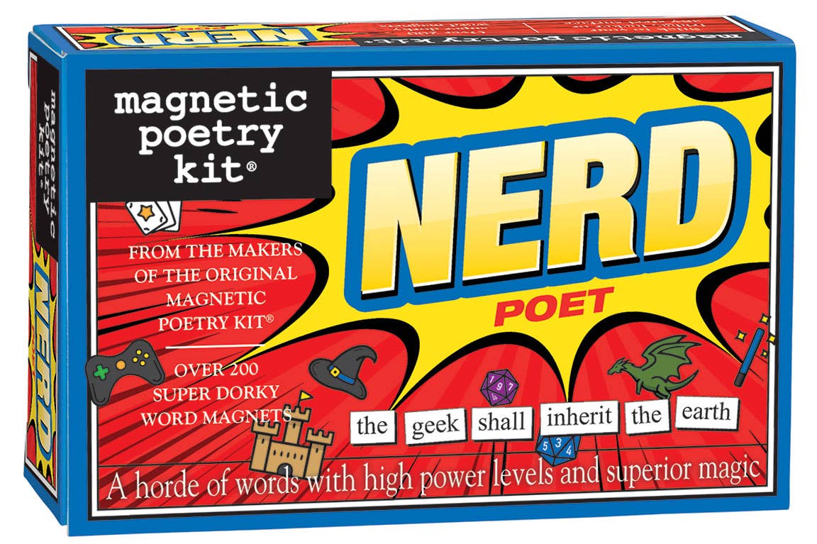 Nerd Poet Magnetic Poetry Kit