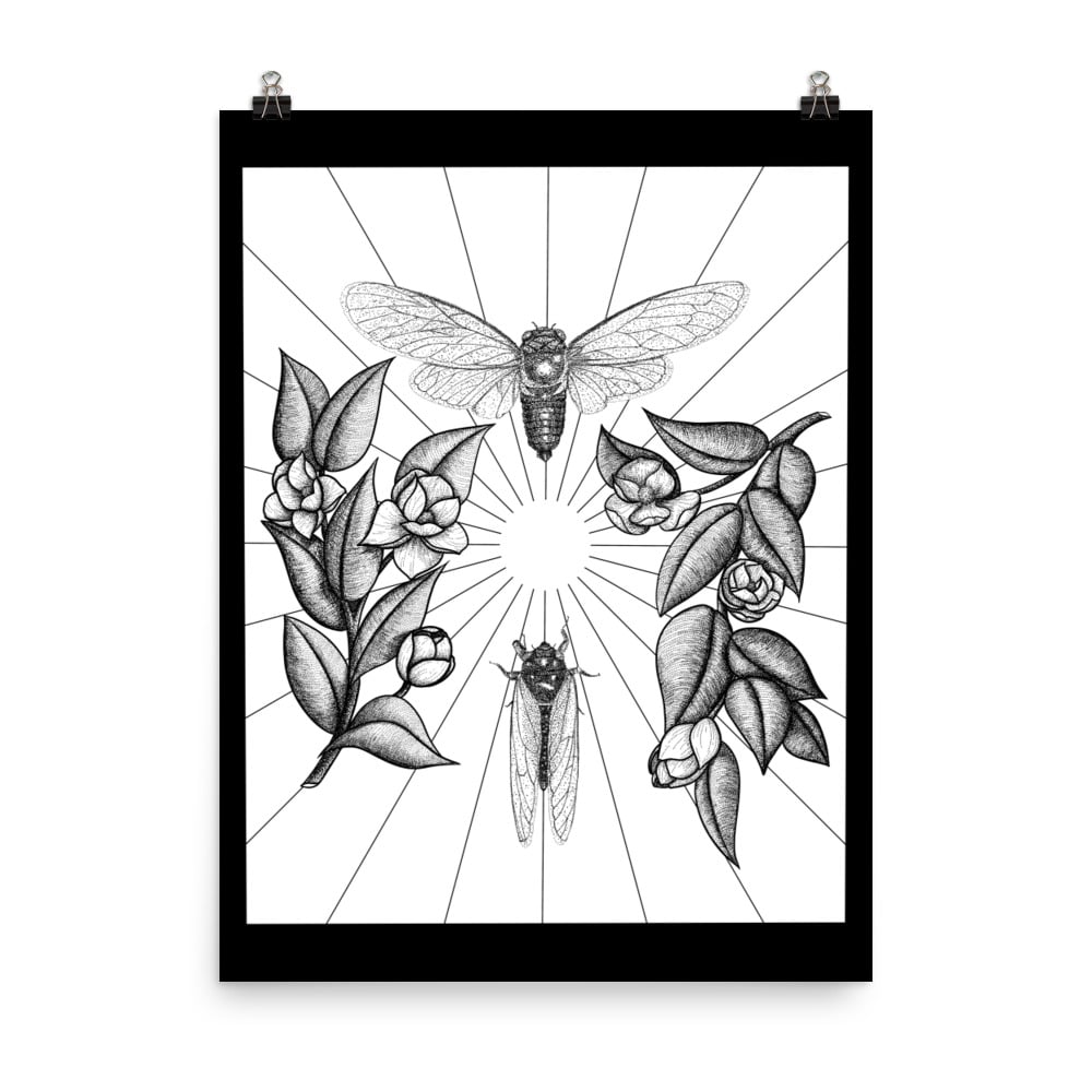 Cicada Summer Print