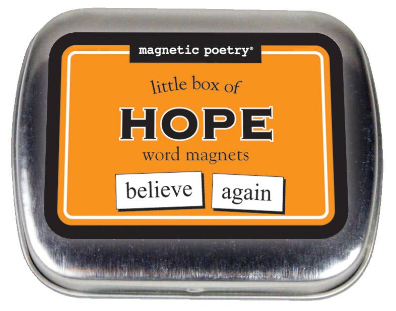 Little Box of Words Magnetic Poetry Kit: Hope