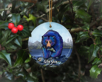 River Bear Ornament