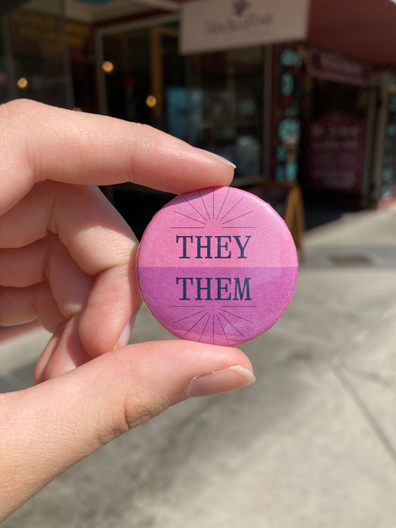 They/Them Pronoun Pin