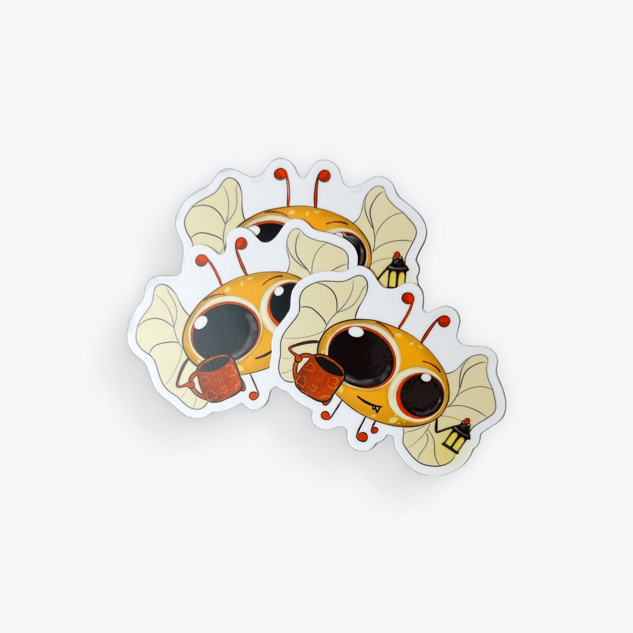 Overcaffeinated Buggy Sticker