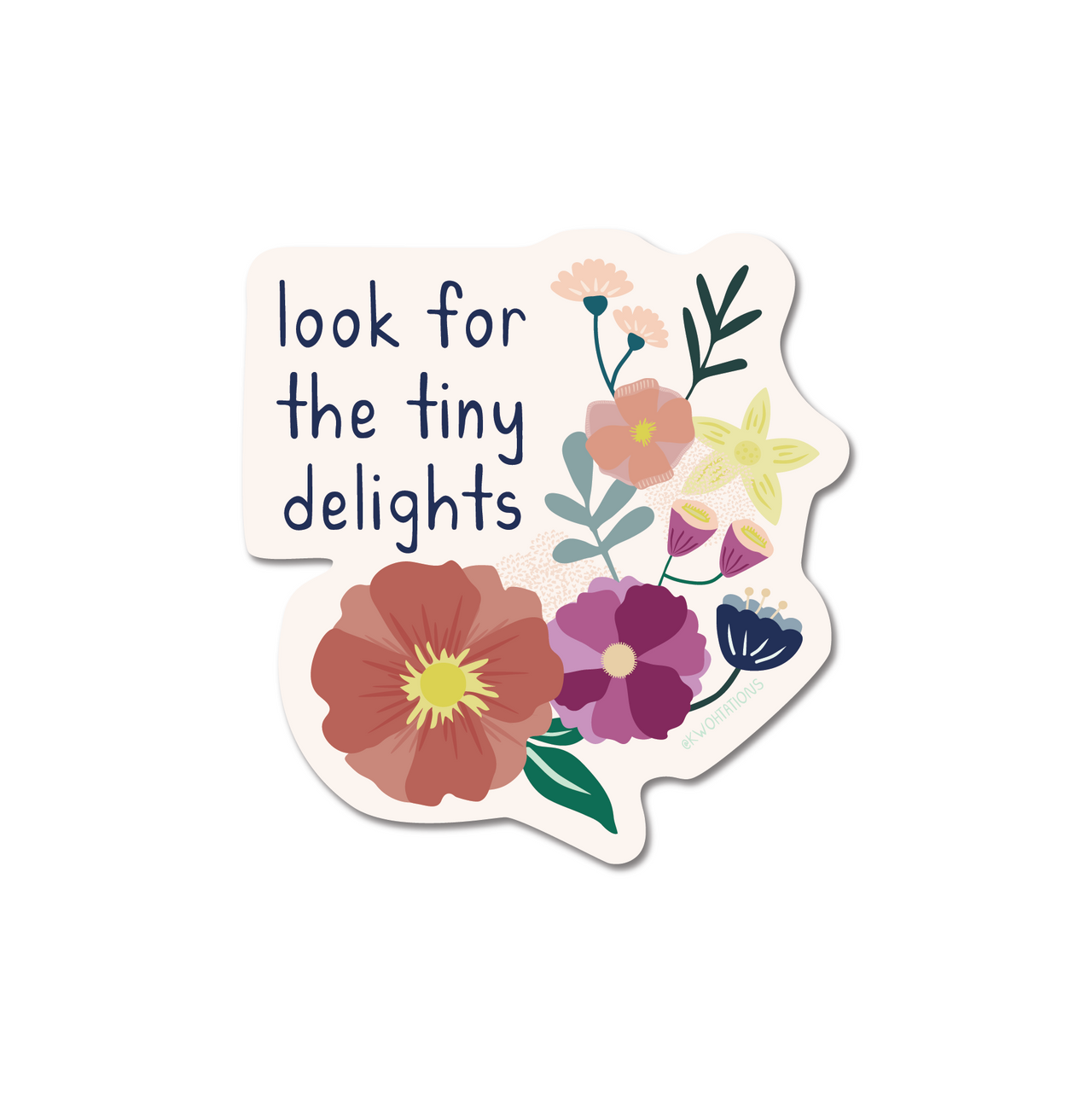 Look For The Tiny Delights Vinyl Sticker