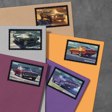 Stamp 2016, Germany, Federal Republic Classic Cars, Porsche 911 & Ford Capri  2 m/ss, 2016 - Collecting Stamps - PostBeeld - Online Stamp Shop -  Collecting