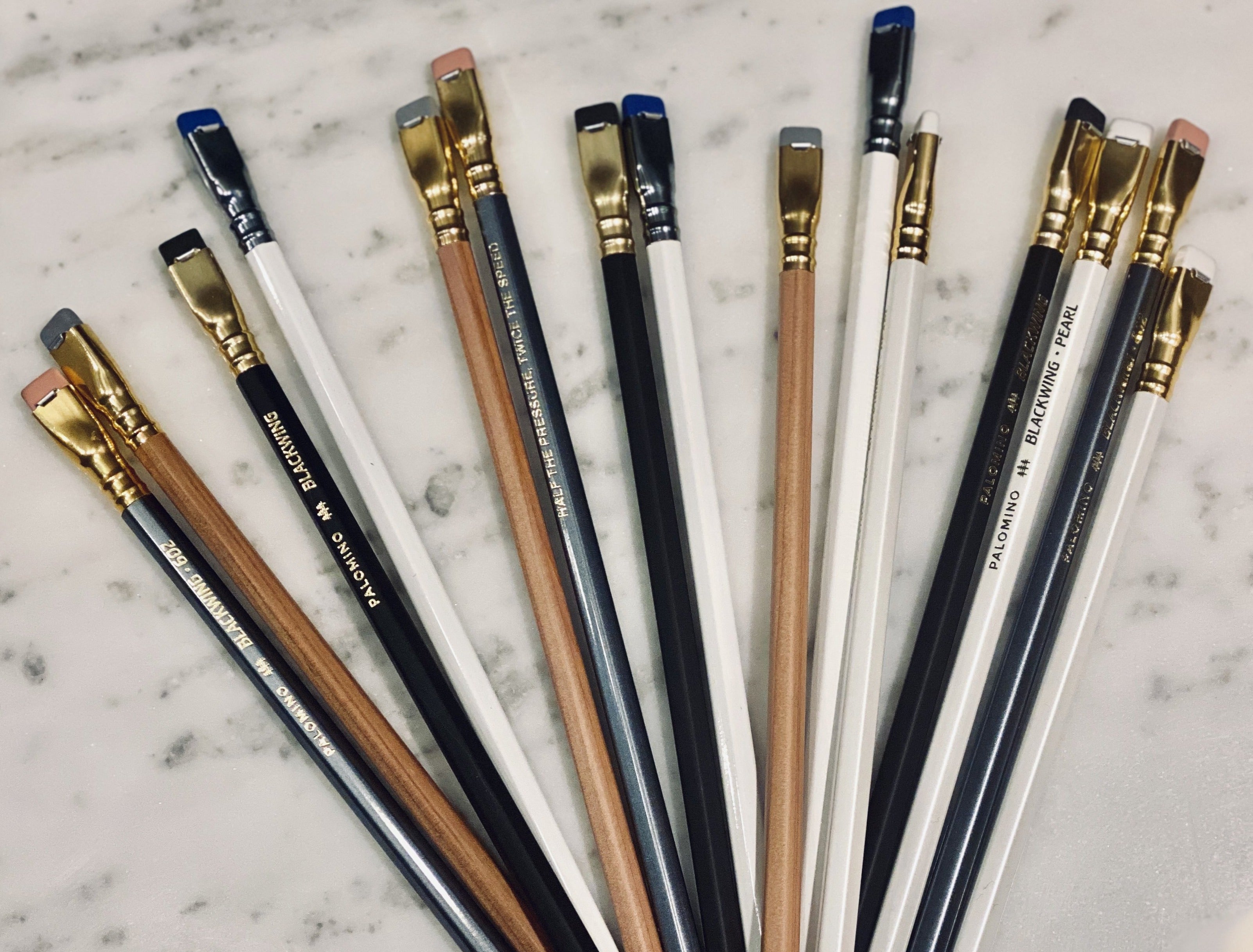 Set of 4 Blackwing (Palomino) Matte Pencils (Soft)