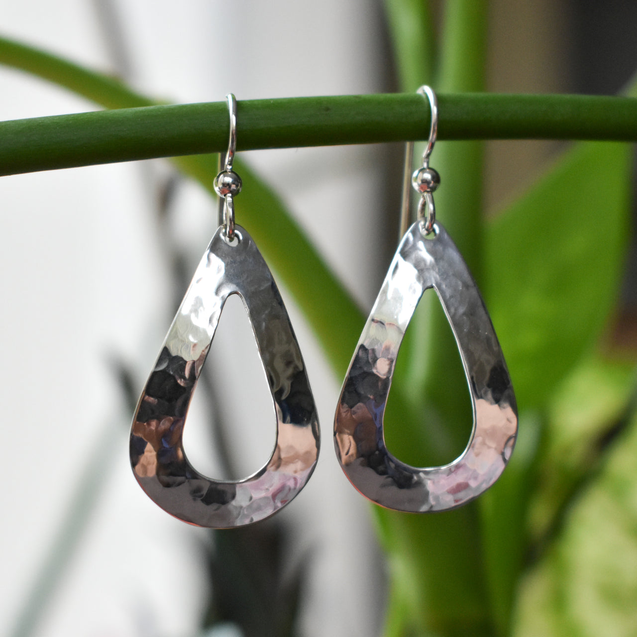 Teardrop with Cutout Earrings