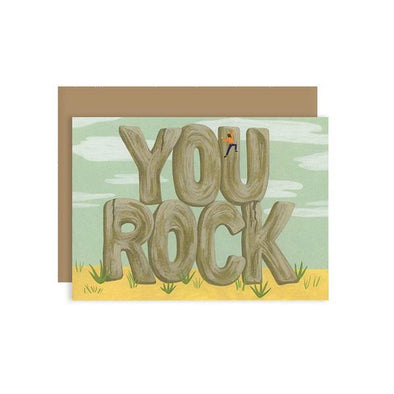 You Rock Congratulations Card